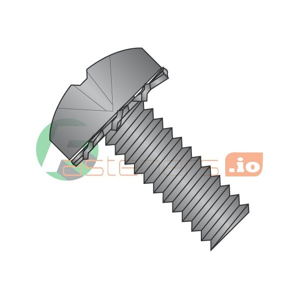 Newport Fasteners #10-32 x 1/2 in Phillips Pan Machine Screw, Black Oxide Steel, 7000 PK 346712 - main